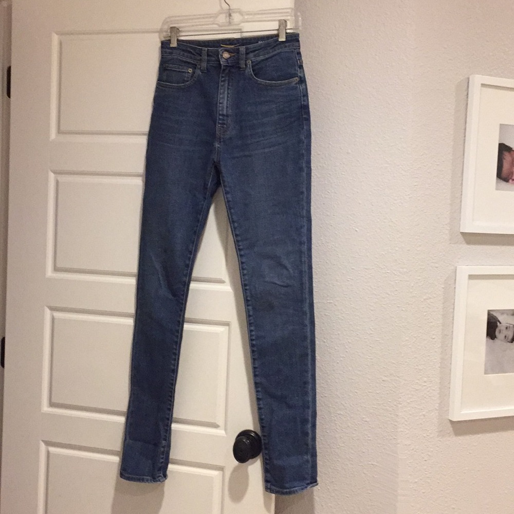 Saint Laurent high-rise denim jeans, Size 28